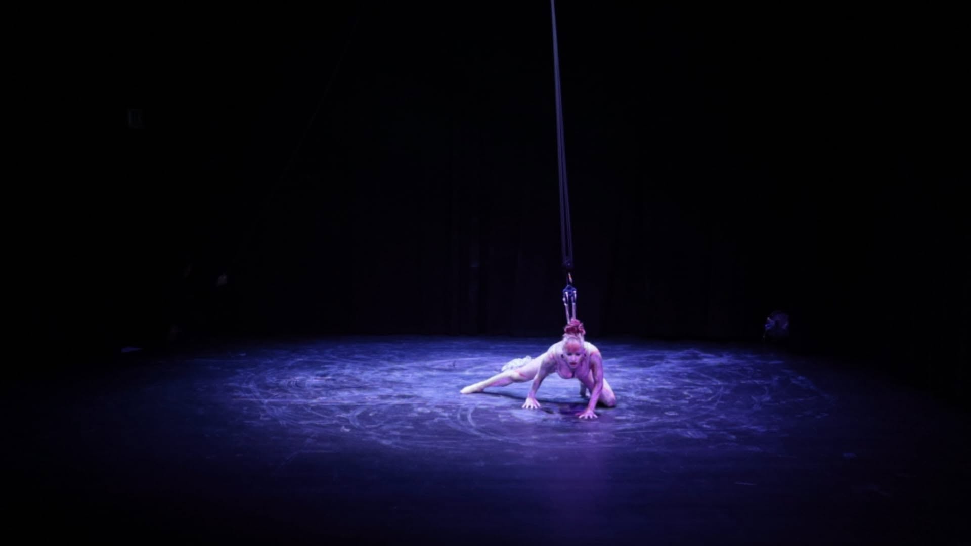 The stage and suspension rig during Horse Heart
